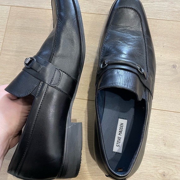 Steve Madden Sherman Men\'s
Black Loafer Dress Shoes Leather Size 13 main image 6